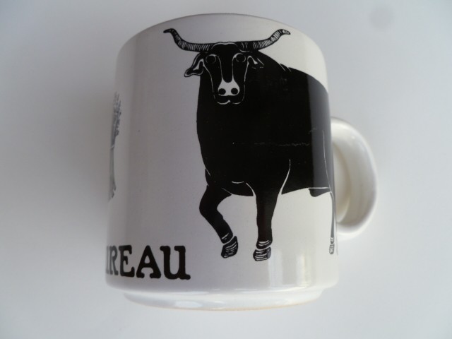 Le Taureau (Bull) Vintage French Mug