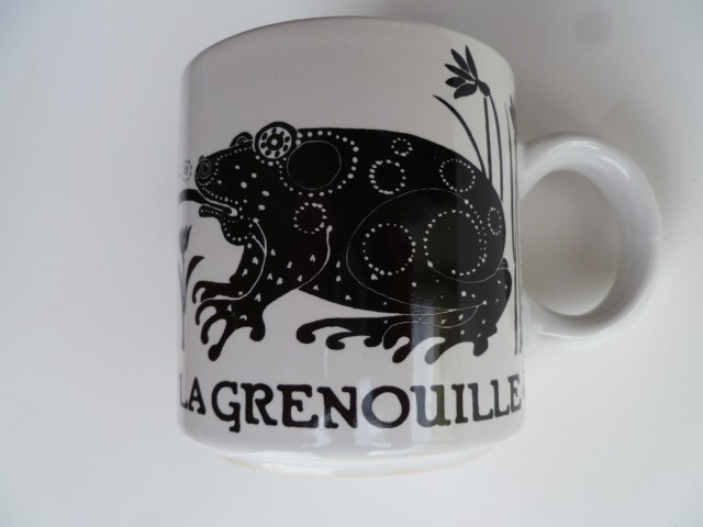 La Grenouille (Frog) Vintage French Mug