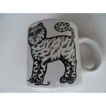 Chat Et Souris (Cat & Mouse) Vintage French Mug