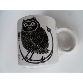 La Chouette (Owl) Vintage French Mug